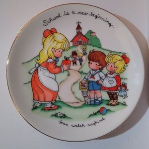 AVON School is a New Beginning 1986 Plate